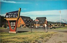 c1960s Hatchet Motel, Standard Oil Gas Station, Moran, Wyoming Postcard picture
