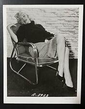 1953 Marilyn Monroe Original Photo Mischa Pelz Deeco Ad Sweater Pencil Skirt picture