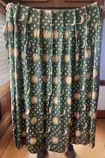 Brunschwig & Fils Suns Moons Stars Winterthur Print Turned Into 4 Curtains Vntg picture