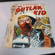 outlaw kid comics #8 atlas 1955 golden age joe maneely cover 2 gun colt western  picture