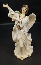 O'Well Member’s Mark 11” Angel Porcelain Figurine Iridescent Wings with Chalice picture