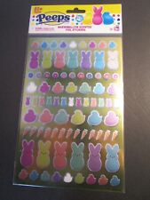 PEEPS Easter Stickers - 2 Sealed Packs of Marshmallow Scented 80ct Foil Stickers picture