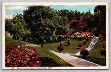 Busch's Gardens (157) Pasadena California — Antique Postcard c. 1915 picture