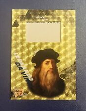 Artist Leonardo Da Vinci, Davinci 2021 Pieces of the Past Gold Relic Card 1/1  picture