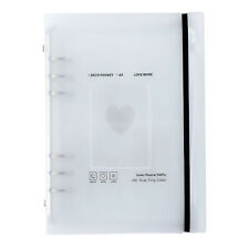 A5 Photo Card Binder Translucent Frosted Album Photocard Holder Sleeves 2/4 Grid picture