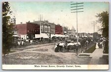 Postcard Main Street Scene, Grundy Center, Iowa Unposted picture