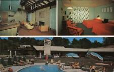 New Ashford,MA The Springs Motor Inn and Restaurant Berkshire County Postcard picture