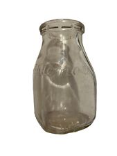 Vintage Idlenot Dairy Half Pint Milk/Cream Glass Bottle No Cover picture