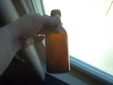 AMBER SQUAT CHAS WESTERHOLM & CO CHICAGO ILLS  BLOB BEER 1890S ...... picture