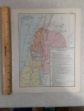 Authentic Plate From 1896 Bible - MAP 