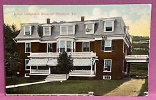 Postcard ~ STAUNTON VA ~ KING'S DAUGHTERS  HOSPITAL ~ 1910's ~ picture