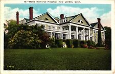 Home Memorial Hospital NEW LONDON Connecticut c1936 Postcard picture