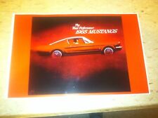 Vintage 1965 Ford Mustang Advertisement Poster Man Cave Gift Art Decor Z807 picture