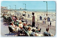c1960 Marlborough Blenheim Deck Overlooking Atlantic City New Jersey NJ Postcard picture