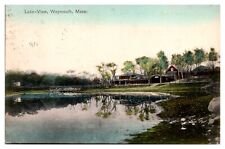 1907 Lake View, Scenic Landscape, Weymouth, MA Postcard picture