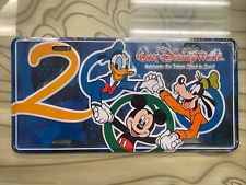 2000 Walt Disney World License Plate - Donald Duck Mickey Mouse Goofy - WDW picture
