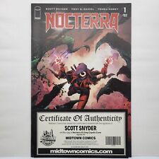 Nocterra #1 Cover D Variant Greg Capullo Cover 2021 Signed By Scott Snyder 2021 picture