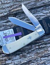 CASE XX *d SFO 2022 SMOOTH NATURAL CROSS SHIELD PANAMA TRAPPER KNIFE KNIVES picture