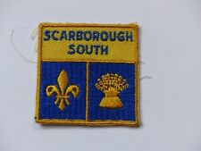 Unused Vintage Scarborough South District Scouts Canada Patch Badge picture