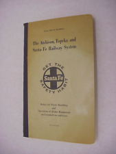 Atchison Topeka and Santa Fe Manual Rules for Train Handling & Brake Operation picture