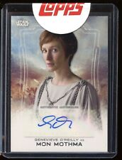 2016 Topps Star Wars Rogue One Series 1 AUTO - Genevieve O'Reilly as Mon Mothmas picture