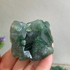natural super beautiful green fluorite crystal ore standard sample 124g h213 picture