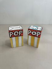 Vintage Movie Popcorn Salt And Pepper Shaker Set Shakers picture