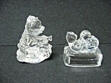 LOT 2 = BEAR princess house 24% lead ROCKING tricycle Avon Cristal D'Arques ball picture