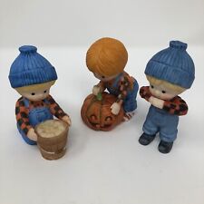 Enesco Vintage Country Cousins Figurines Fall Theme picture