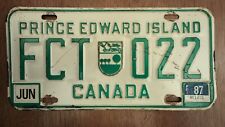 1987 Prince Edward Island License Plate FCT 022 Canada  picture