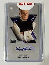 1996 Topps Doctor Who The 10th Doc Adventures Derek Jacobi Auto Card The Master picture