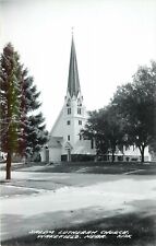 RPPC Postcard; Salem Lutheran Church, Wakefield NE Dixon County, LL Cook K13K picture