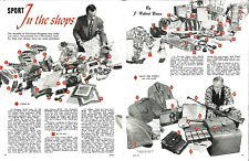 1946 Sport Christmas Gift Idea Shopping Men Centerfold Vintage Magazine Print Ad picture