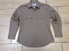 Army Green Service Uniform AGSU Enlisted Men's Long Sleeve Shirt Size 16.5  R-A picture