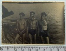 1930s TATTOO Shirtless Men Beefcake Affectionate Guys Gay Interest Vintage Photo picture