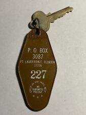 Bahia Mar Hotel Motel Room Key Fob with Key Ft. Lauderdale Florida #227 RARE picture