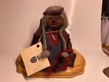 Authentic Handcrafted Apple Head Doll Native American Grandma by Naomi Beier picture