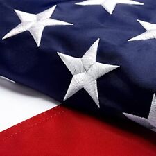  Premium American Flag 10x15 Outdoor, Heavy Duty 420D Nylon US Flag 10x15 FT picture