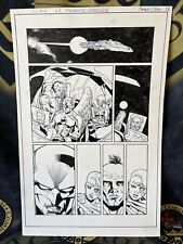 NEW 52 FUTURE’S END ISSUE 11 PG. 6 JEANTY & CAM SMITH ON 11 x 17 ART BOARD picture