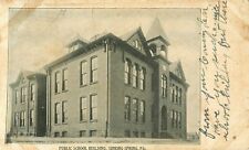 1907 Public School Building, Sinking Spring, Pennsylvania Postcard picture