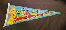 Vintage Sesame Street Live Souvenir Pennant Flag 1984 picture