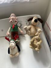 Lot of 4 Wallace Gromit Shaun & Wendolene Plush Collectible Toy Dolls VTG picture