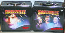 Smallville TV Show Illustrated Large Metal Lunchbox Tin Tote 2003 NEW UNUSED picture