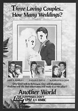 1986 CBS TV AD AS THE WORLD TURNS SOAP OPERA HOW MANY WEDDINGS ? picture