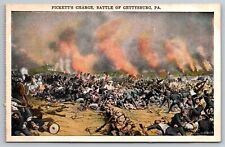 Pickets Charge, Battle of Gettysburg PA Postcard picture