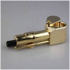 CLASSIC BRASS TOBACCO PIPE BOWL Hitter With Cover bottom Trap & Pouch proto like picture
