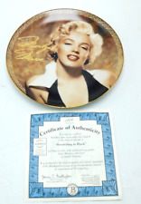 Marilyn Monroe Love, Marilyn collector plate Bewitching in Black with COA No Box picture