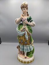 Antique German Scheibe Alsbach Porcelain Figurine Venus and Cupid Marked 13