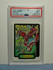 1987 Hasbro G.I. Joe Card #35 Lifeline AUTOGRAPHED HERB TRIMPE PSA/DNA LEGEND picture