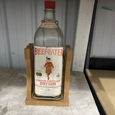 Beefeater 1 Gallon Tilt Bottle London Distilled Dry Gin England ShelfTop Vintage picture